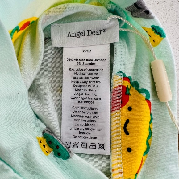 Angel Dear Bamboo Knotted Hat, Tacos Size 0-3 Months NWT - Picture 3 of 5